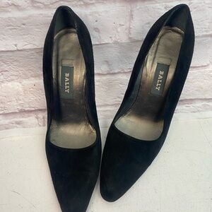 Bally Women's Black Suede Pumps Size 8.5